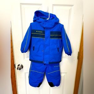 Columbia 2 pc Toddler 3T boys snowsuit.